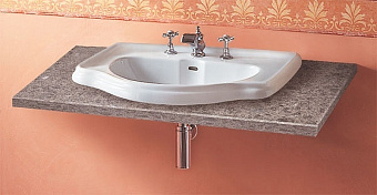 Раковина встраиваемая сверху Kerasan Retro 103001*3 62х45,5см