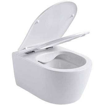 Унитаз подвесной AQUANET Smart LX-1106 безободковый без микролифта