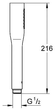 Ручной душ GROHE Euphoria Cosmopolitan 27400000 хром