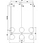 Светильник подвесной Maytoni Ring MOD013PL-06BS1 150Вт G9