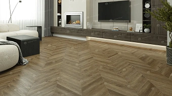 Виниловый ламинат Alpine Floor Макадамия Chevron ECO 18-5 600х127х5мм 43 класс 1,68кв.м