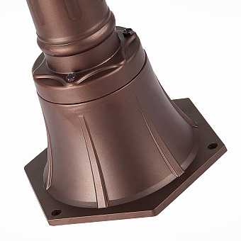 Светильник ландшафтный ST Luce LASTERO SL080.415.01 60Вт IP54 E27 тёмный кофе