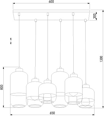 Светильник подвесной TK Lighting Marco 3359 60Вт E27