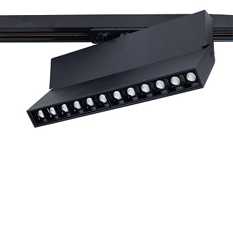 Трековая система однофазная Arte Lamp LINEETTA A4572PL-1BK 12Вт LED прозрачный