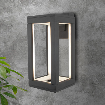 Светильник фасадный Elektrostandard Frame a051856 1527 12Вт IP54 LED серый