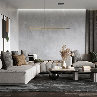 Светильник подвесной Maytoni Halo MOD005PL-L36BSK 96Вт LED