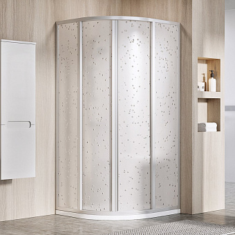 Угловое ограждение RAVAK Supernova 3114OU0211 195х80см стекло матовое