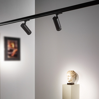Трековый светильник IDEAL LUX EOS 302942 15Вт LED чёрный для трёхфазного трека