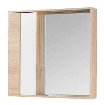 Шкаф зеркальный Акватон Бостон 1A240302BN010 15х75х85,2см с подсветкой