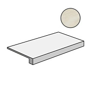 Плитка для ступеней Atlas Concord Италия Marvel Edge AFCI Imperial White Scalino Lappato 33х60см 0,198кв.м. полуматовая