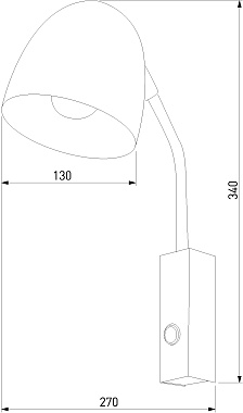 Светильник настенный TK Lighting Soho 4167 60Вт E27