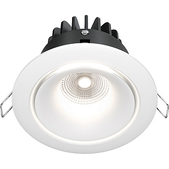 Светильник точечный встраиваемый Maytoni Yin DL031-L12W4K-W 12Вт LED