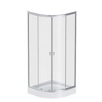 Угловое ограждение AM-PM X-Joy W88E-205-080MT 195х80см стекло серый