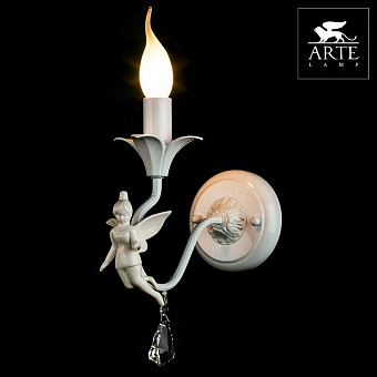 Светильник настенный Arte Lamp ANGELINA A5349AP-1WH 40Вт E14