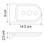 Мыльница WASSERKRAFT Kammel K-8300 K-8369 хром