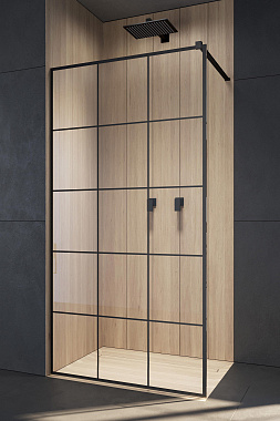 Душ кабина MODO NEW BLACK II 130*200см 389134-54-55 черный/factory RADAWAY