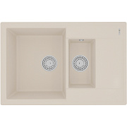 Мойка кухонная LEMARK RAMZA 760 9910042 50х76см шампань