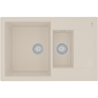 Мойка кухонная LEMARK RAMZA 760 9910042 50х76см шампань