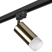 Трековый светильник Lightstar Rullo R1T43131 50Вт GU10 бронза для однофазного трека