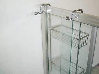Полка в ванную Stil Haus 773(08) 2-ярусная 12х26см хром