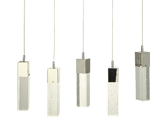 Люстра подвесная KINK Light Аква 08510-5AS(4000К) 25Вт 5 лампочек LED