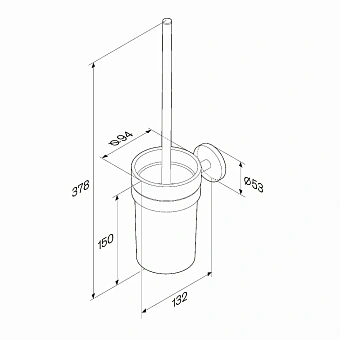 Ёршик AM-PM X-Joy A85A33322 чёрный