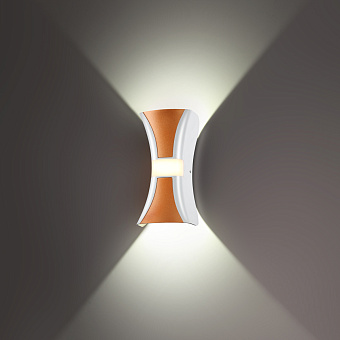 Светильник фасадный Novotech CALLE 358937 12Вт IP54 LED белый/золото