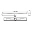 Щелевой душевой трап RGW Shower Drain 21210260-02 SDR-02-Q 60х9см горизонтальный сток