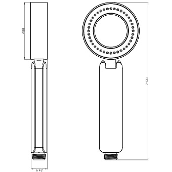 Ручной душ LEMARK LM8115C хром