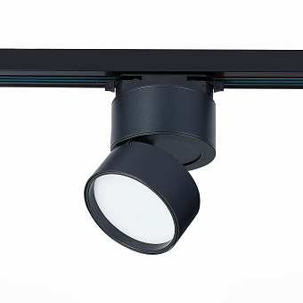 Трековый светильник ST Luce ST651 ST651.446.09 9Вт LED чёрный для однофазного трека