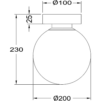 Бра Maytoni Basic form MOD321WL-01B 40Вт E14