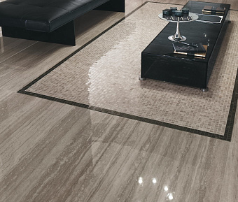 Керамическая мозаика Atlas Concord Италия Marvel Pro ADQF Trav. Silver Mosaico Lapp. 30х30см 0,9кв.м.