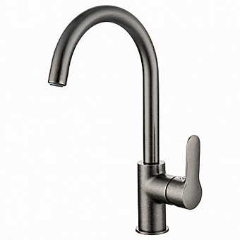 Смеситель для кухни IDDIS Cuba CU4SBJ0i05 поворотный излив состаренное серебро