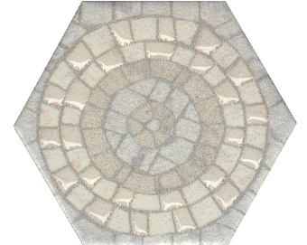 Вставка KERAMA MARAZZI Карму OS\A248\63009 Бежевый/Коричневый 5,2х6см 0,003кв.м.