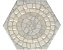 Вставка KERAMA MARAZZI Карму OS\A248\63009 Бежевый/Коричневый 5,2х6см 0,003кв.м.