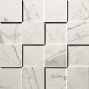 Керамическая мозаика Atlas Concord Италия Marvel Pro ADP6 Statuario Select Mosaico 3D 30х30см 0,54кв.м.