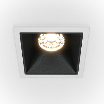 Светильник точечный встраиваемый Maytoni Alfa LED DL043-01-10W4K-D-SQ-WB 10Вт LED