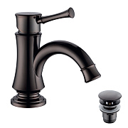 Смеситель для раковины LEMARK Peretto LM6306RB чёрный кофе