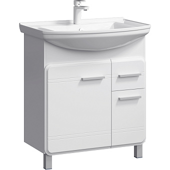 Тумба с раковиной AQWELLA Corsica KOR0107 51х77,5х85см