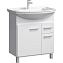 Тумба с раковиной AQWELLA Corsica KOR0107 51х77,5х85см