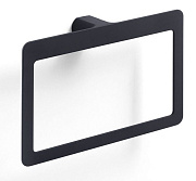 Полотенцедержатель Gedy Pirenei PI70(14) чёрный матовый 23см