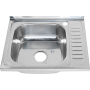 Мойка кухонная MELANA 6050 178t L (*10) 60х50см хром