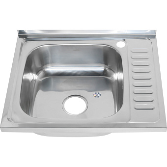 Мойка кухонная MELANA 6050 178t L (*10) 60х50см хром