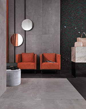 Керамическая мозаика Atlas Concord Италия Boost AN7A Tarmac Mosaico Hex Jade 25х28,5см 0,428кв.м.