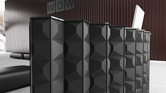 Настенная плитка WOW Wow 106535 Nilo M Graphite Matt 12,5х12,5см 0,464кв.м. матовая