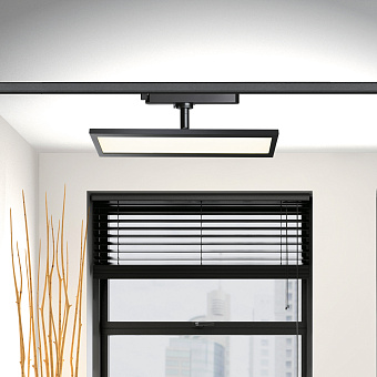 Трековый светильник Novotech VOLO 358893 24Вт LED чёрный для однофазного трека