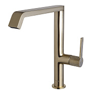Смеситель для кухни Maxonor PL4084-6 фиксированный излив золотой