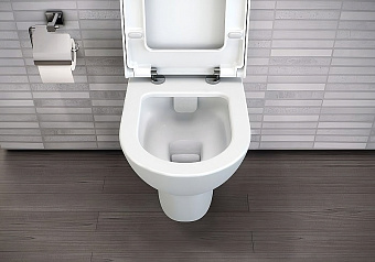 Унитаз подвесной VITRA Zentrum 5795B003-0075 ободковый без микролифта