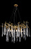 Люстра подвесная CRYSTAL LUX REINA REINA SP8 D1000 GOLD PEARL 480Вт 8 лампочек E14