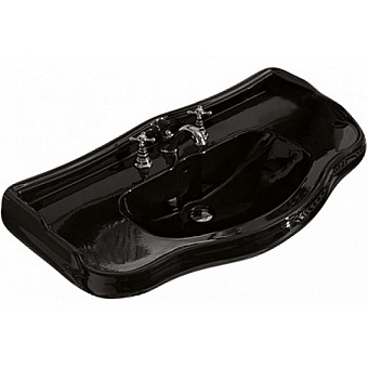 Раковина подвесная Kerasan Retro 105004 nero*1 100х54,5см